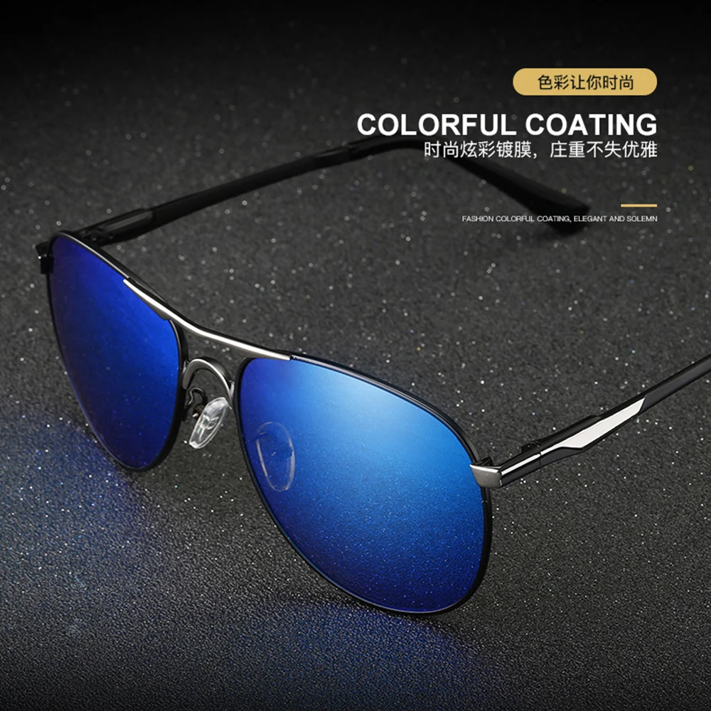 Высококачественные пилотные Модные солнцезащитные очки для вождения поляризованные солнцезащитные очки на заказ близорукость минус рецептурные линзы-от 1 до 6