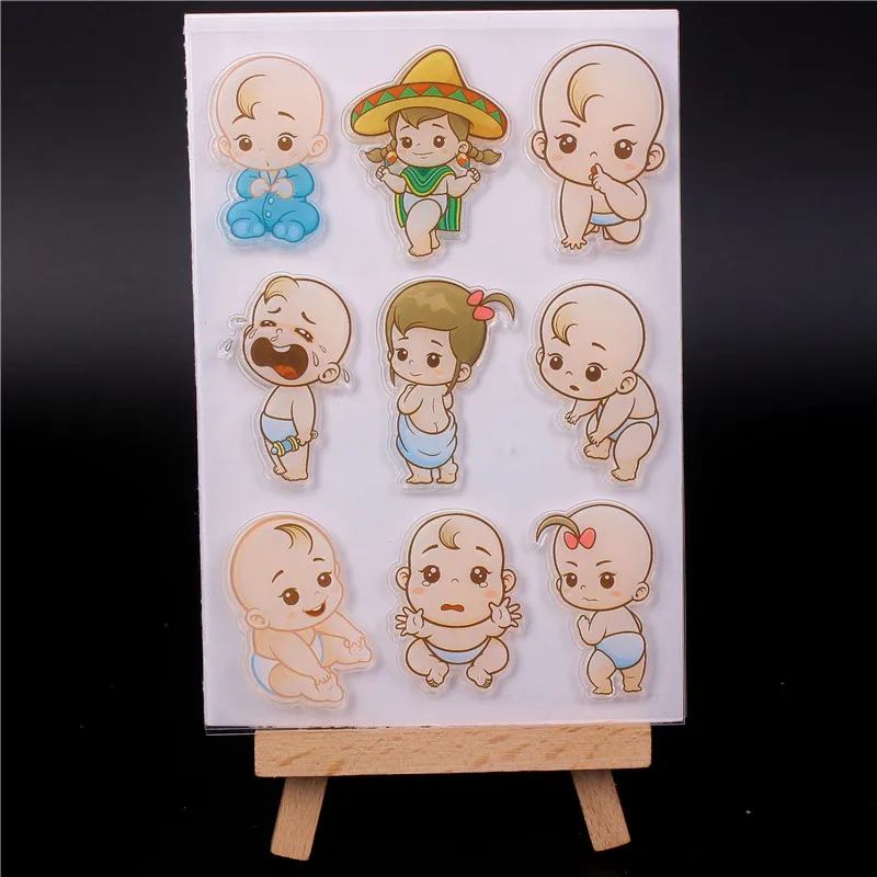 

baby Transparent Clear Silicone Stamp/Seal for DIY scrapbooking/photo album Decorative clear stamps