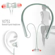 VJ751 Wireless Bluetooth 5 0 Headset With Mic Handsfree Sports Headphones 3D Stereo HiFi Music Headphone High Quality