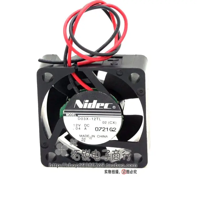 Бесплатная доставка для Nidec D03X 12TL 02 -CX DC 12V 0.04A 2 провод 60 мм 30x30x10 | Отзывы и видеообзор