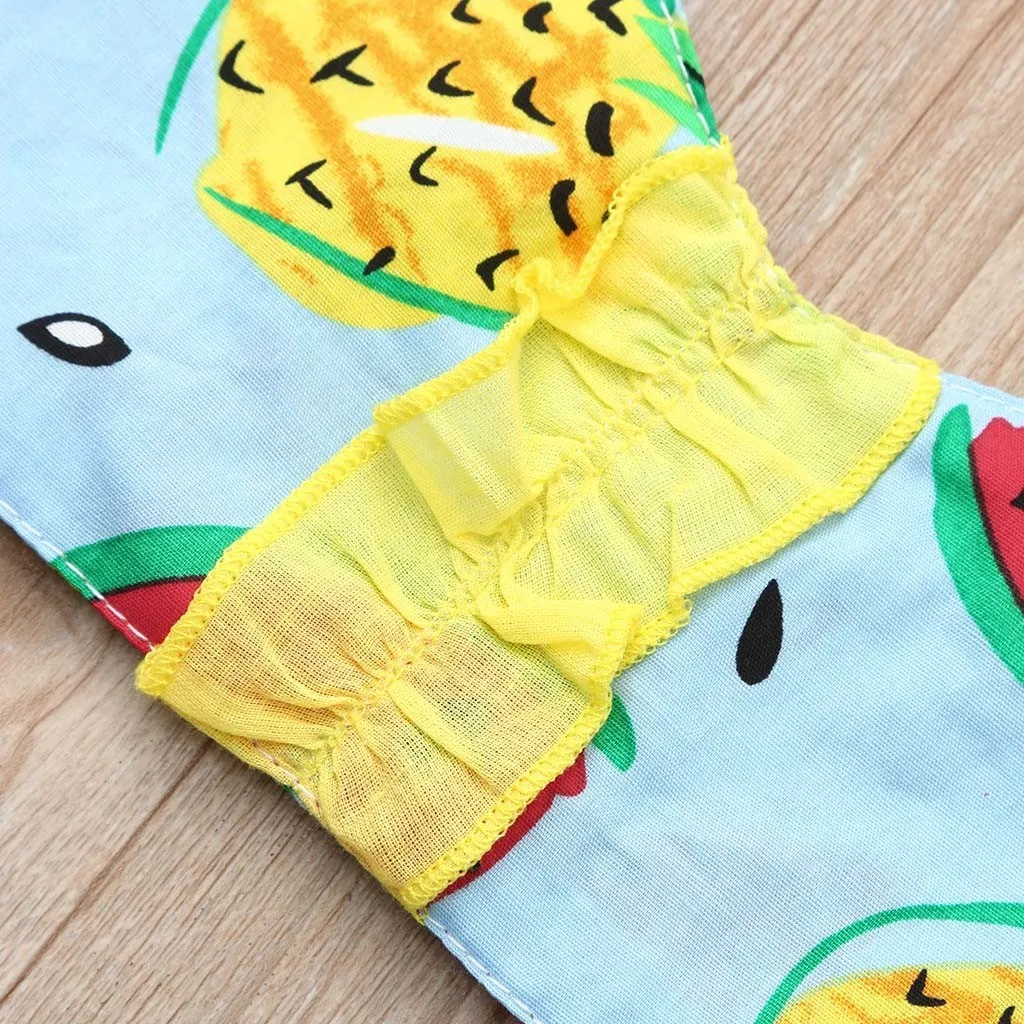 Купальный костюм для новорожденных девочек; бикини; купальный костюм из двух предметов; купальный костюм с принтом арбуза+ шорты; купальный костюм для маленьких девочек