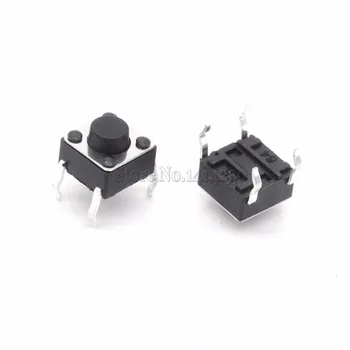 

1000Pcs Tact Tacticle Switch Push Button 6*6*5mm 4 Pin DIP Momentary 6X6X5mm