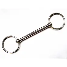 Нержавеющая сталь Snaffle бит конское оборудование 13 см мундштук O бит(H0820