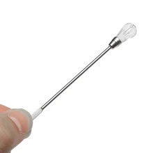 Nail Art Stirring Rod Tool Powder Liquid Spoon For UV Gel Acrylic Stirrer Dotting Pen Makeup Accessories 1PC