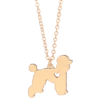 

Wholesale 30pcs Poodle Necklace Dog Groomer Gift Breed Necklace Silver Dog Pendant New Pet Pet Memorial Gift Pet Loss for lovers