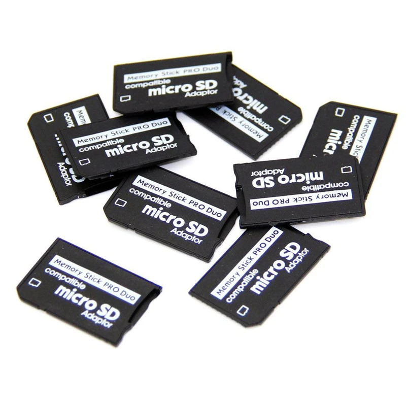 SDHC TF к MS Card адаптер конвертер Memory Stick Pro Duo Reader для PSP 1000 2000 3000|tf 300|tf 2tf card reader |