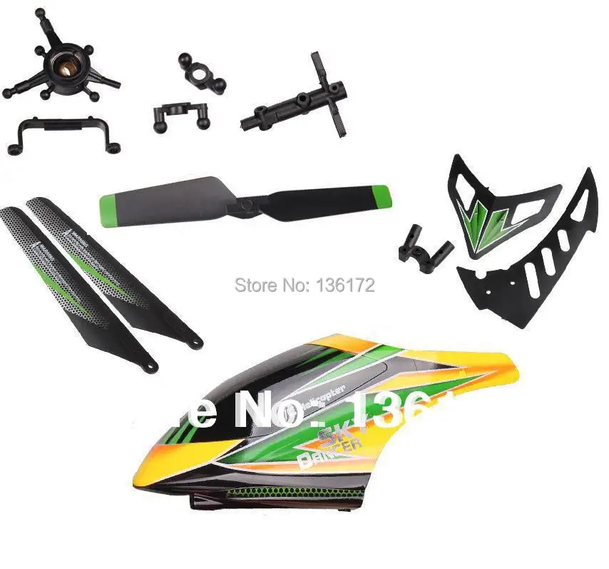 original V912 2.4G RC helicopter spare parts kits canonpy +blades+main