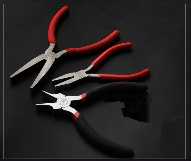 5 Inch 125mm Ultra thin Electronic Flat Nose Pliers Mini Flat