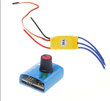 

30A 12V DC 3-phase High-Power Brushless Model Motor Speed PWM Controller Driver