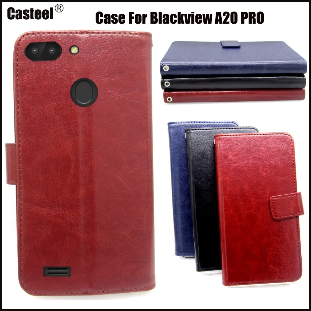 

Casteel R64 Series high quality PU skin leather case For Blackview A20 Pro A20PRO Case Cover Shield