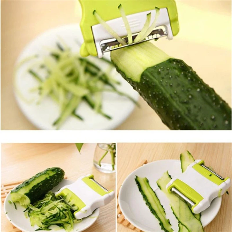 

2018 New Practical Good Vegetable Potato Carrot Fruit Twister Cutter Slicer Peeler Kitchen Tool Easy operation hot tool C0323#0