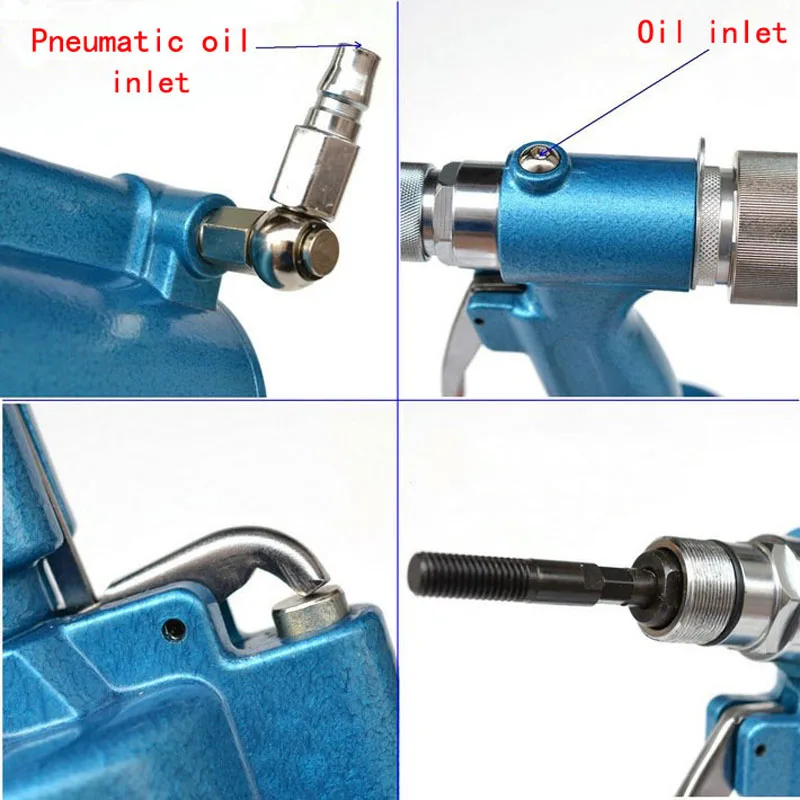 M4-M10 Semi-Automatic Pneumatic Riveting Nut Gun Drawing Machine For Stainless Steel High Quality