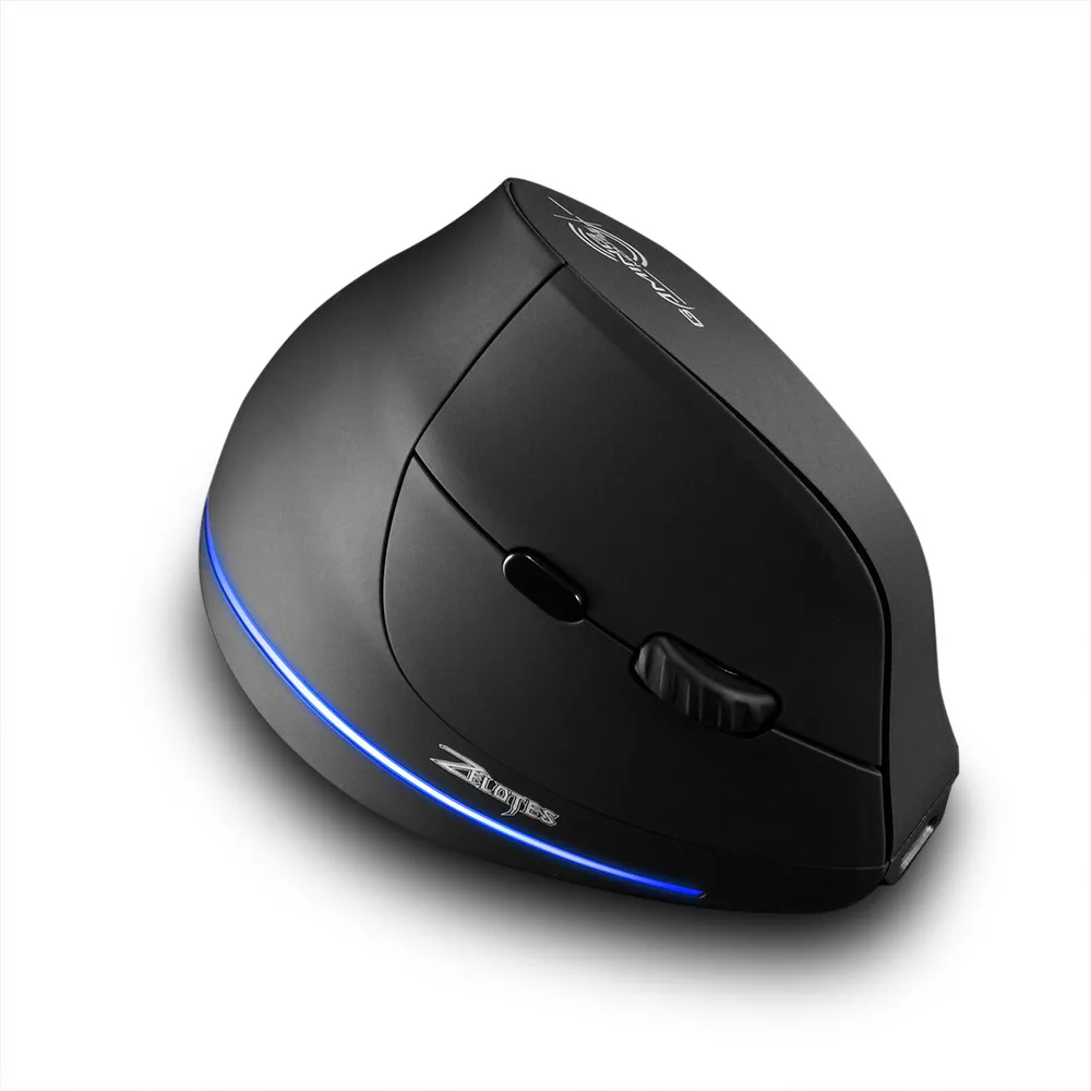 Zelotes F 35 2 4 GHz беспроводная мышь перезаряжаемая 2400DPI 6D кнопки Вертикальная для