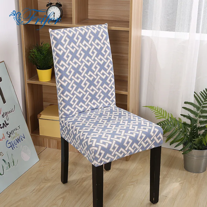 

4pcs/set Flower Dining Chair Covers Spandex Stretch Room Kitchen Stain-proof Chair Protector Cover For Chairs Slipcover Decor