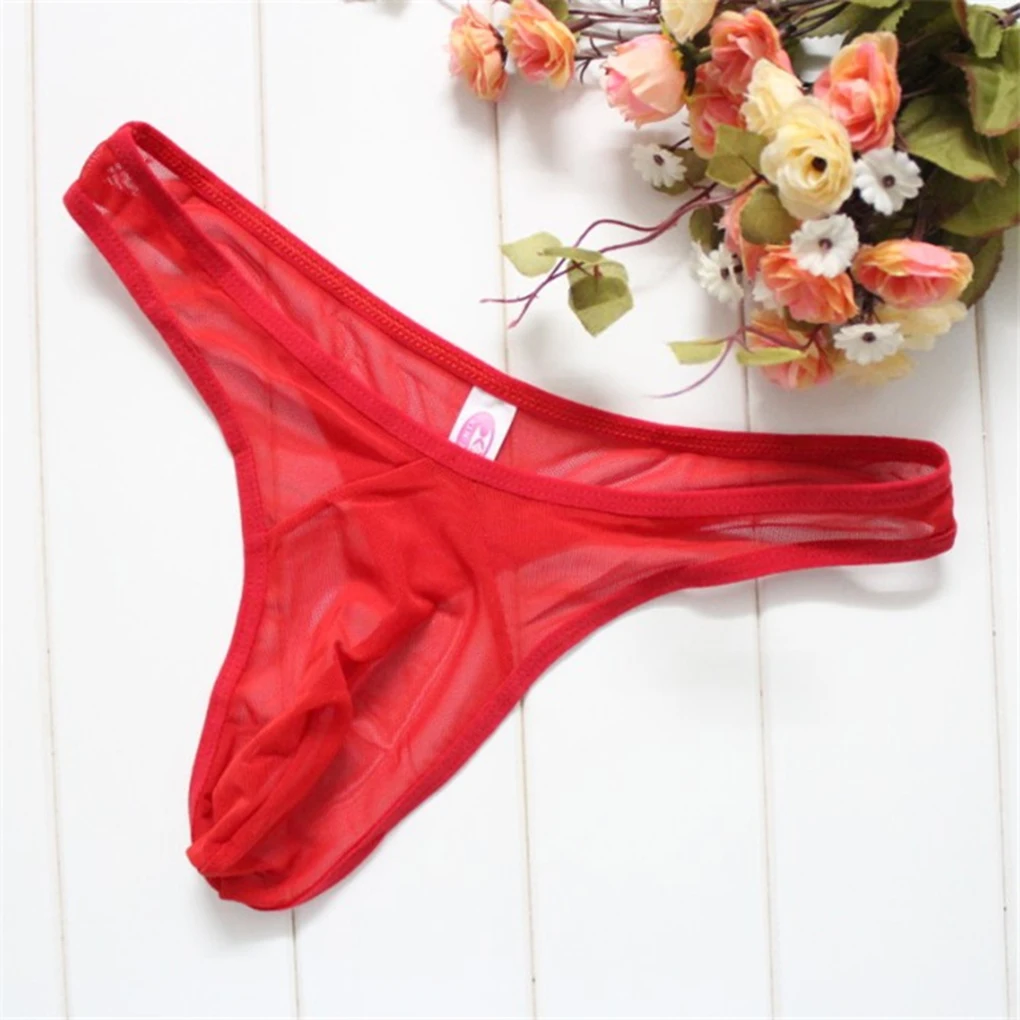 

Men's Mesh Thong G-String Underwear Men Briefs