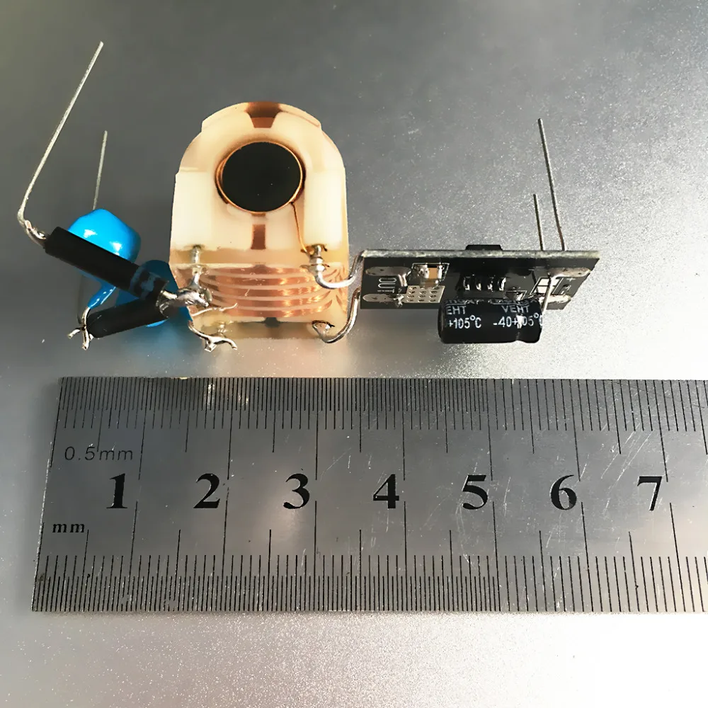 DC5-15V 7,4 V постоянного тока до 15KV высокое Напряжение генератор импульсов супер зажигания дуги Boost модуль катушки 24 часов долгой работы зажигалка