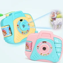 Детская мультяшная имитация камера игрушка-проектор звук и Ligh пластиковые Развивающие фото Декор игрушки для детей Подарки