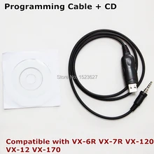 Free Shipping USB Program Programming Cable For Yaesu Vertex VX-7R VX-6R VX-170 VX-177 Two Way Radio