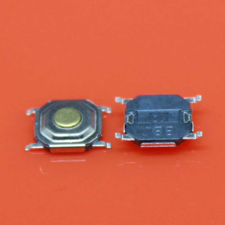 

cltgxdd 100Pcs Touch micro switch Push Button Switch 4*4*1.5MM 4X4X1.5 SMD4 Copper