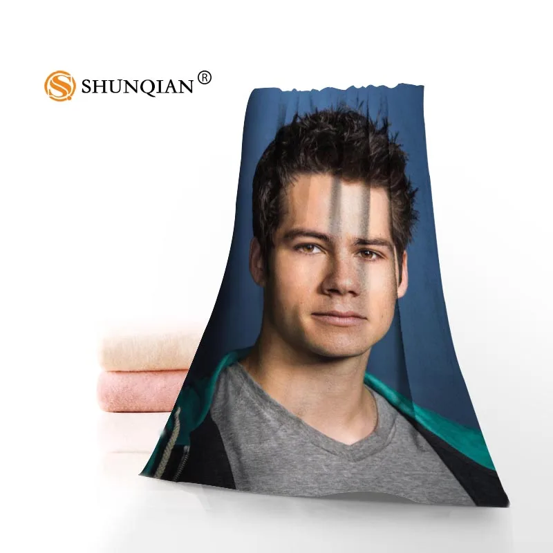 Dylan O'brien микрофибра ткань современная уход за кожей лица Полотенца/ванна Полотенца Размер 35 x75cm, 70x140 см возможен индивидуальный дизайн