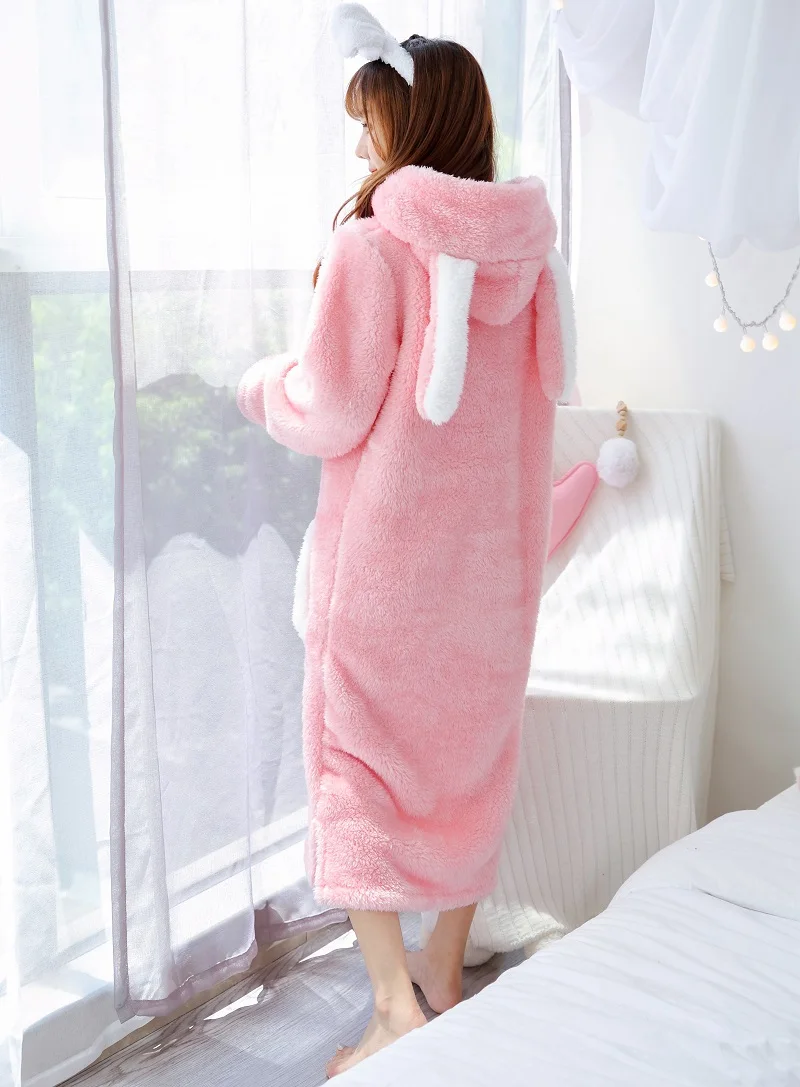 pink flannel nightwear women