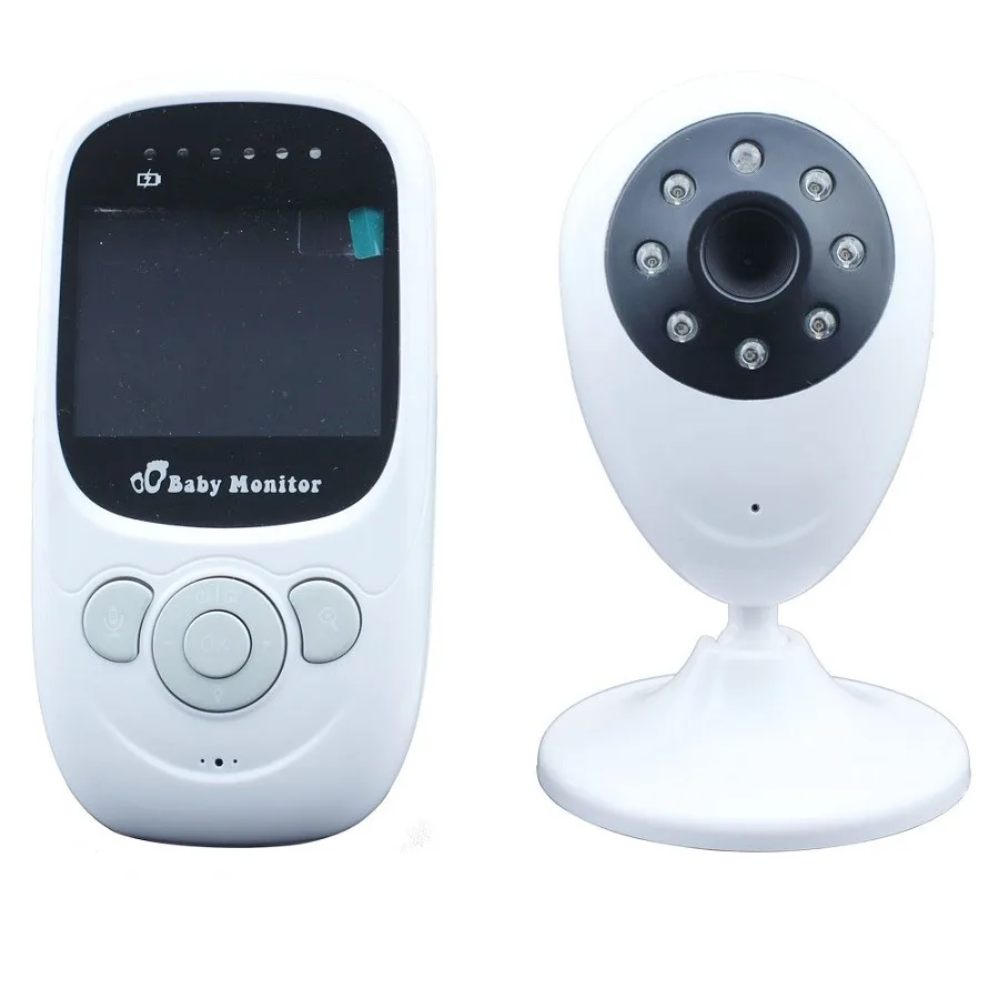 Babykam camara vigilabebes ИК монитор температуры ночного видения 4 колыбельные 2 способа разговора 2,4 дюймов ЖК