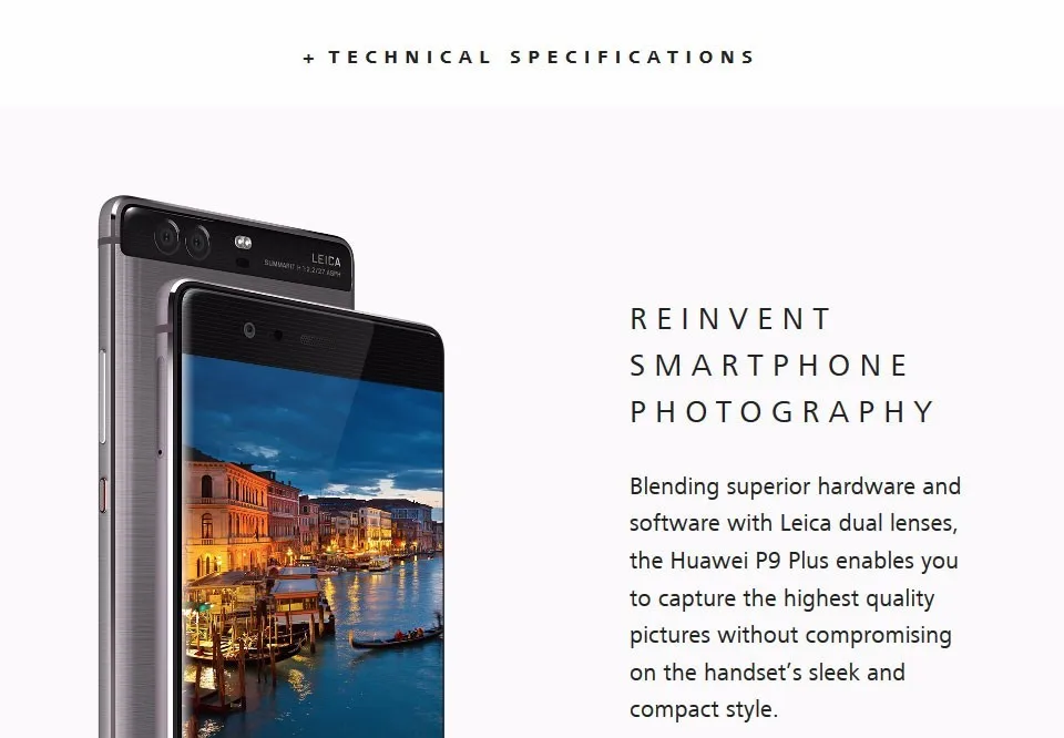 Мобильный телефон HuaWei P9 Plus, 4G LTE, Kirin 955, Android 6,0, 5,5 дюймов, FHD, 4 Гб ram, 128 ГБ rom, МП, отпечаток пальца, сила прикосновения