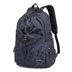 Для мужчин путешествия рюкзак многофункциональный зарядка через usb Для мужчин 15,6 дюймов ноутбук рюкзаки Колледж студент школьная сумка