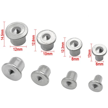 

1 set Panel Furniture Positioning Joint Alignment Tools Woodworking Locator Wooden Pin Center Punch Combination Kit 6/8/10/12mm