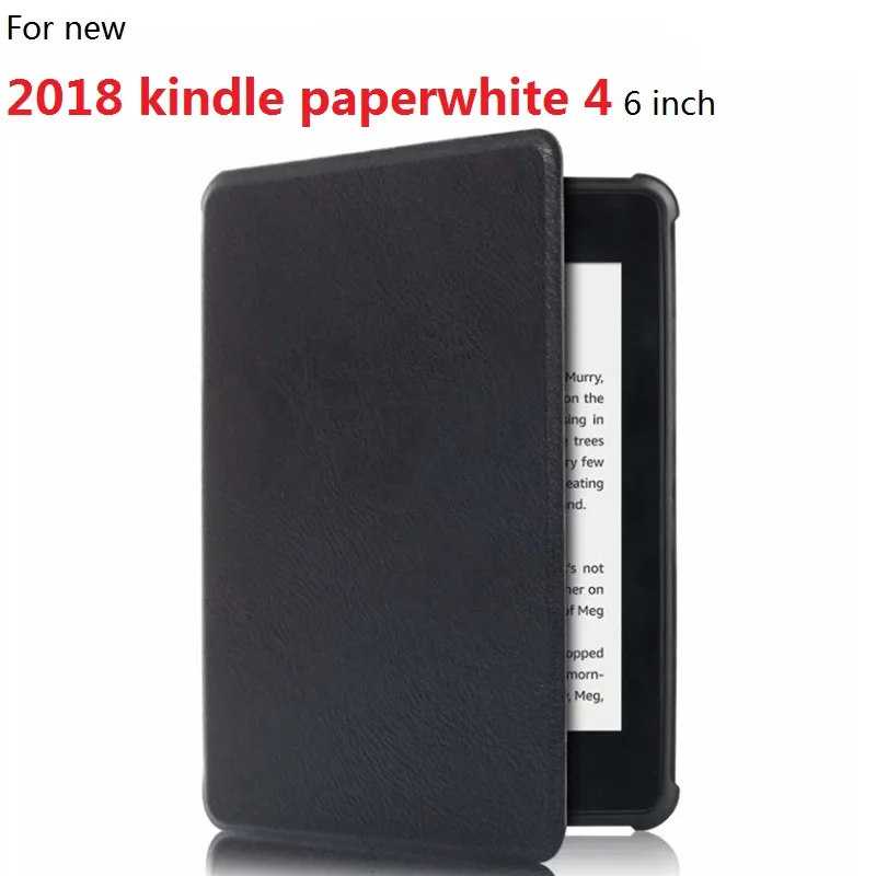

New Arrival Cover Tablet Case for Amazon Kindle Paperwhite 4 6" 2018 Ultra Slim Smart Leather Magnetic Case Cover Paperwhite4