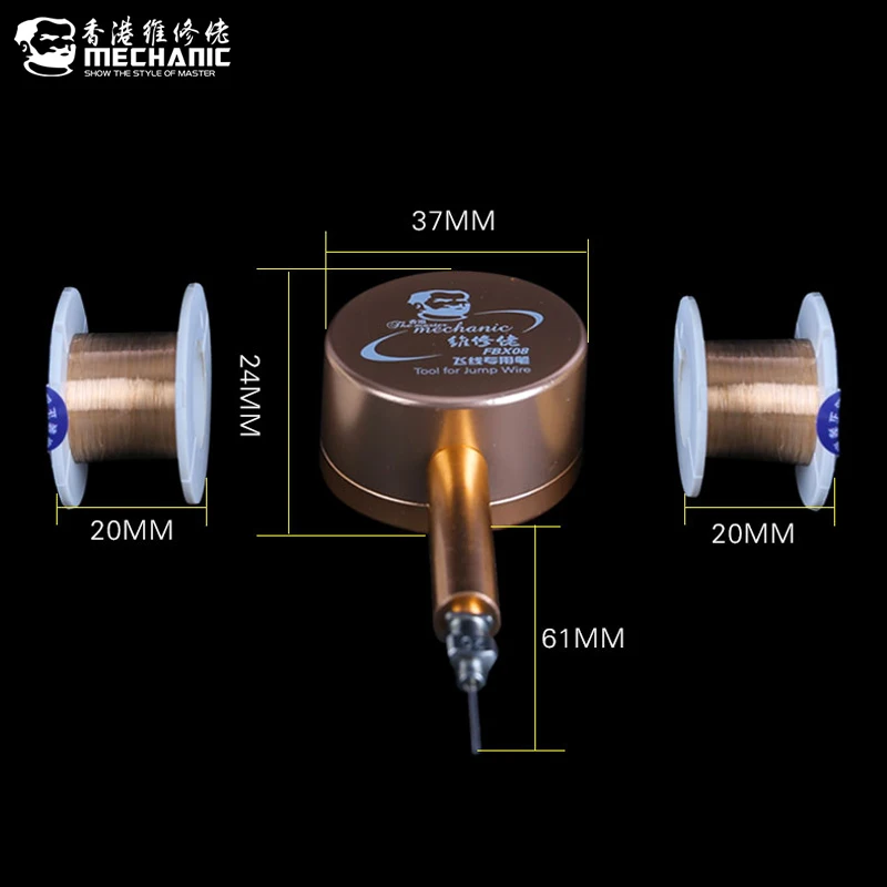 

MECHANIC 0.01mm Fly Line Special Pen Set for Iphone BGA Mainboard Maintenance Flight Line Substitutes for Tweezers Tool