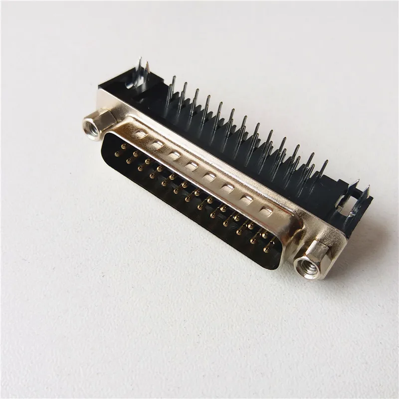 15 шт. DB25 мужские изогнутые ножки сварные пластины DR25 looper разъем горизонтальный