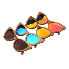 BerWer брендовые дизайнерские роскошные солнцезащитные очки в полоску зебры, женские оригинальные деревянные солнцезащитные очки ручной работы, мужские Модные Винтажные стильные очки