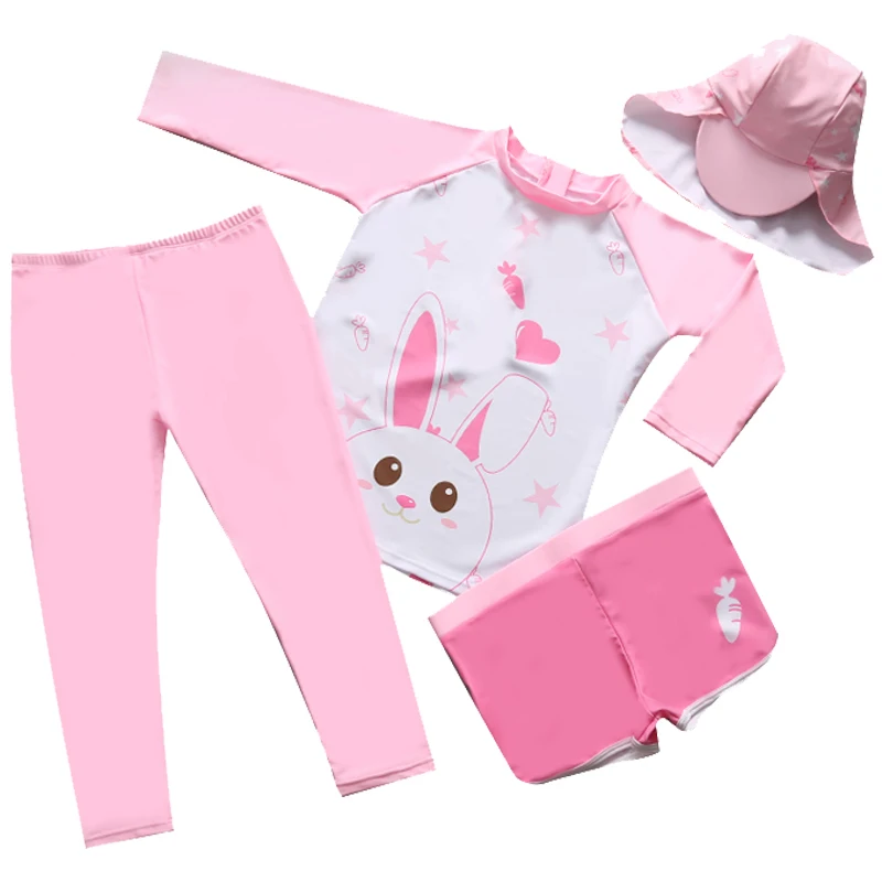 

Children Long Sleeve Swimwear Spearfishing Surfing Rashguard Shirts Pants Girls Bathing Suits Beach Wear Diving Suit