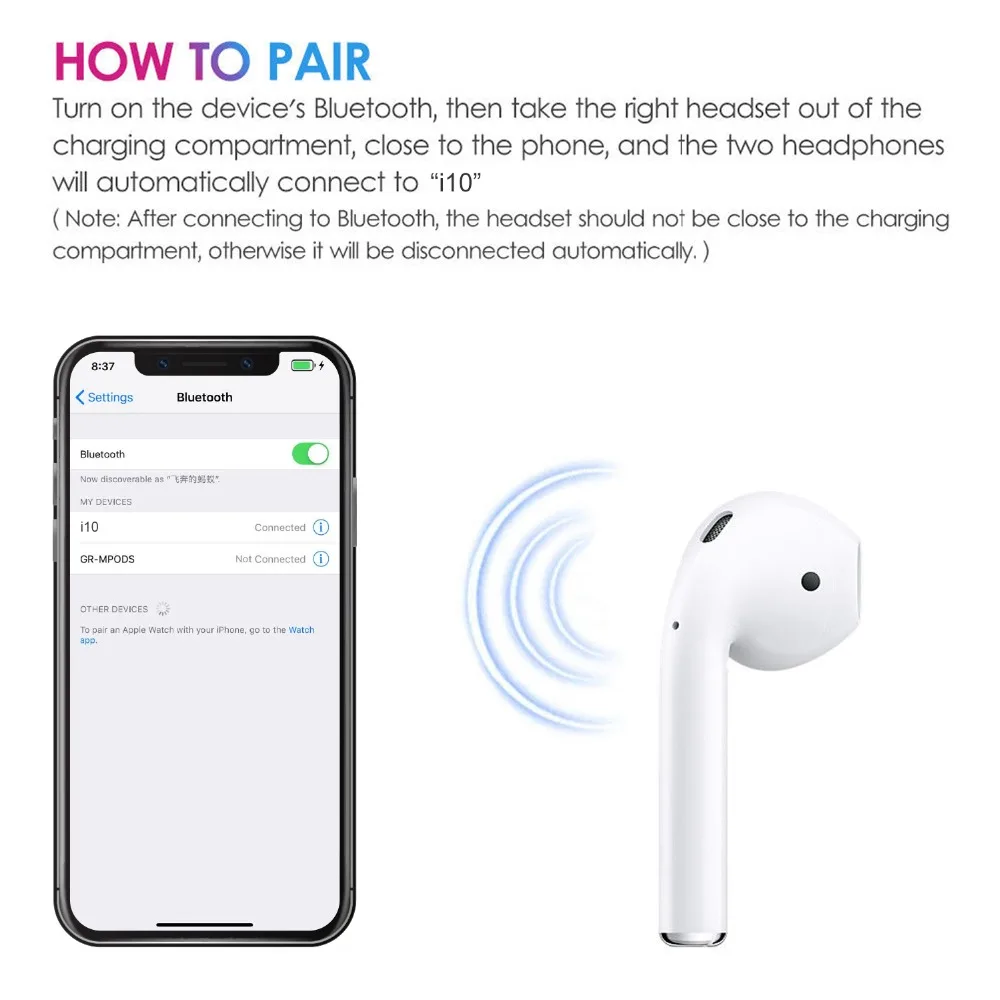 charging box earphone