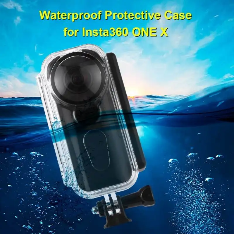 

PULUZ PU400 for Insta360 ONE X Panorama Camera Underwater Diving Swimming Waterproof Camera Protector Cover Cases Housing Shell