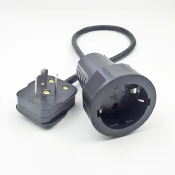 

European German Standard To China Plug Socket Conversion China To EU Plug Household Appliances Power Adapter Cable Conversion