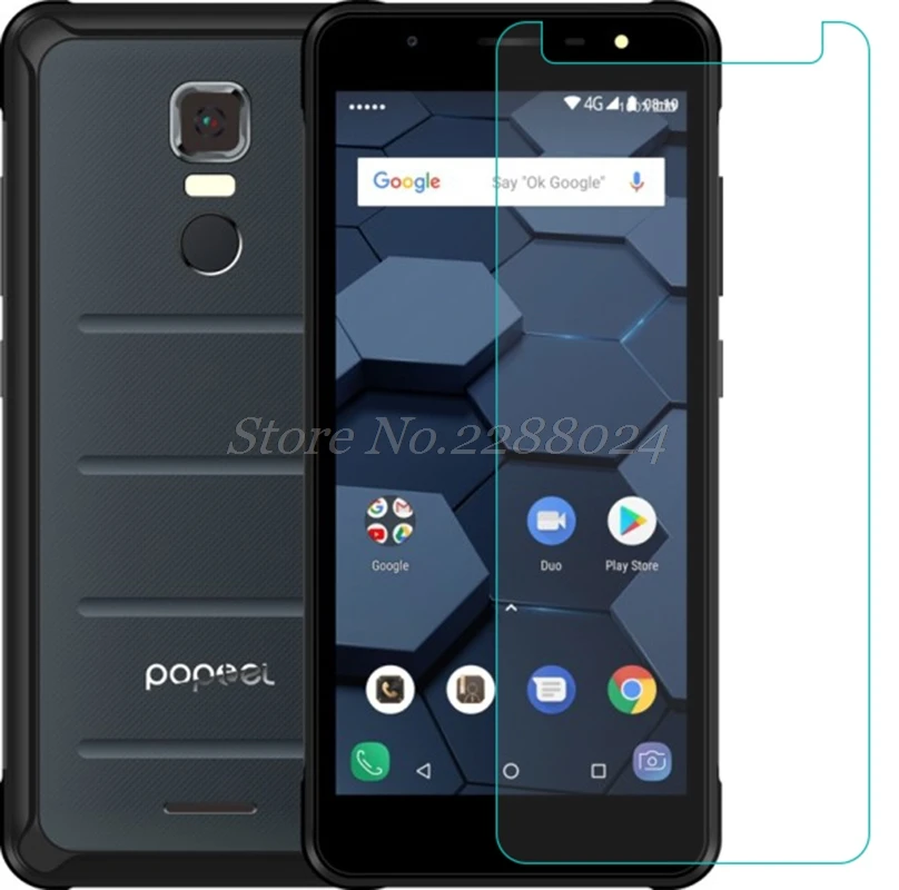 Закаленное стекло 9H для смартфона Poptel P10 Взрывозащищенная защитная пленка экрана