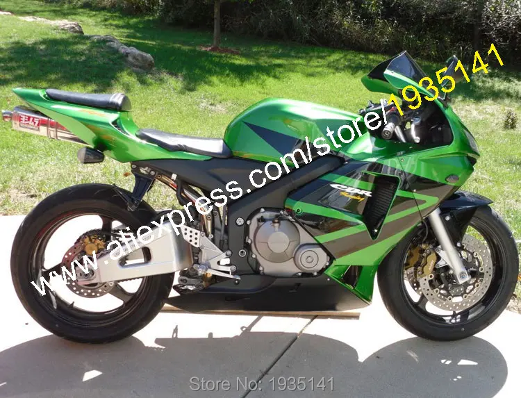 Для Honda CBR600RR F5 2005 2006 детали CBR 600 RR 05 06 зеленая черная фотозадняя обтекатель (литьё