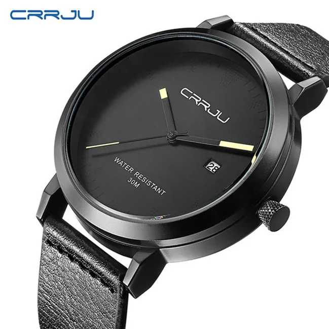 Relogio Masculino бренд CRRJU спортивные наручные часы Мужские водонепроницаемые мужские