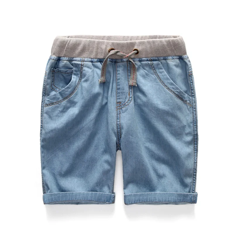 Летние джинсовые шорты для мальчика, хлопковые шорты для мальчиков, штаны, трусики для малышей, детские пляжные короткие спортивные штаны, одежда для малышей