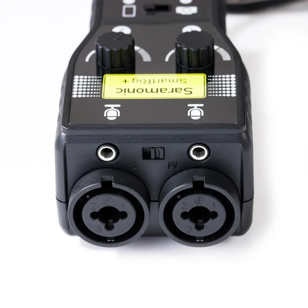 Saramonic SmartRig+ XLR/3.5mm Microphone Audio Mixer Preamp& Guitar Interface for DSLR Camera iPhone 7 7s 6 iPad iPod Xiaomi