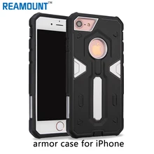 80 шт. Дизайн Гибридный Панцири мобильного телефона, чехол для iPhone 7 7 Plus PC+ ТПУ защитный В виде ракушки антидетонационных Чехол