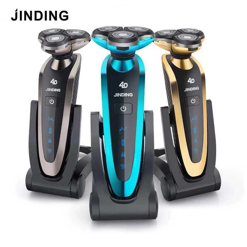 Jinding Elektrorasierer Fur Manner Waschbar 3d Schwimm Kopf Wiederaufladbare Rasieren Maschine Bart Tragbare Schnellladung Dreifachklinge Electric Shaver Electric Shavers For Menshaver For Men Aliexpress