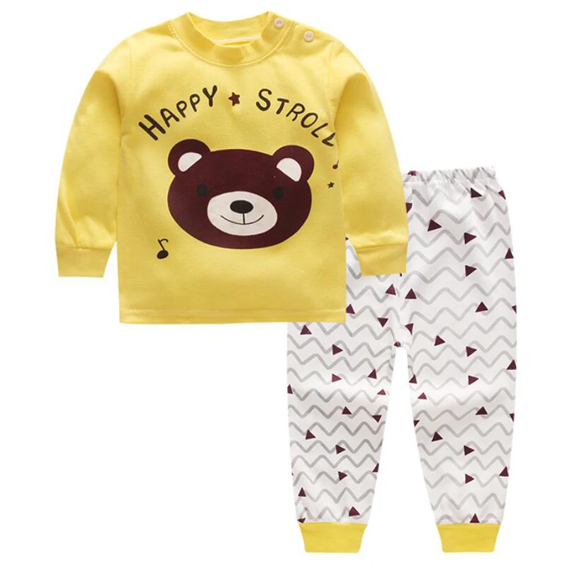Baby Wear PJS winter boy clothing sets pyjamas for newborn kids winter