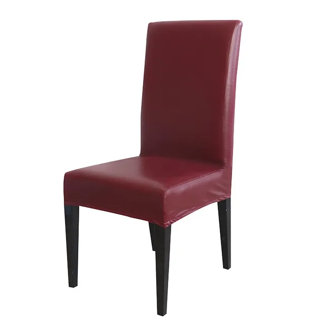 Buy PU Leather Chair Cover Spandex Waterproof Oilproof
