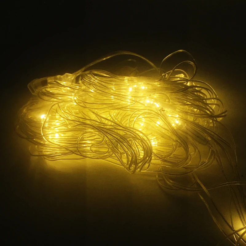 LED Net Mesh String Light 1.5x1.5M 2x2M 3x2M 6x4M TV Backgroun Decorate Garden Fairy Light Christmas Wedding Party Holiday Light (3)