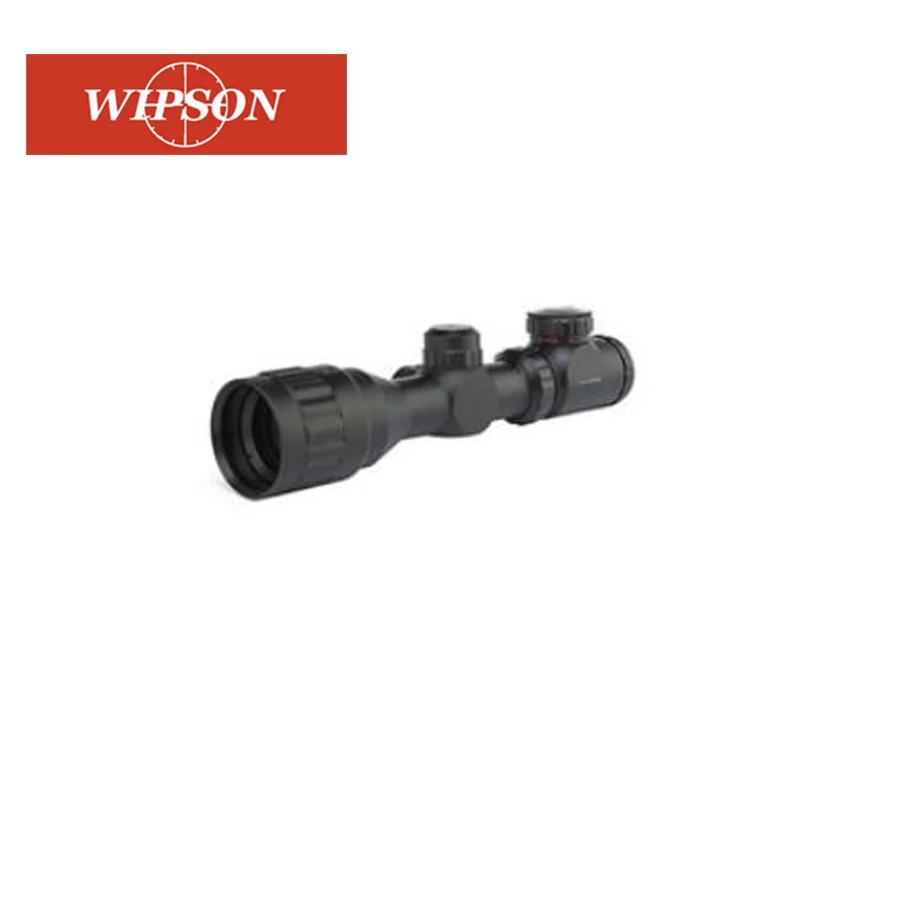  WIPSON 2-6X32 Adjustable Hunting Green Red Dot Illuminated Tactical Riflescope Reticle Optical Sigh