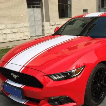 

Auto Hood + Roof + Trunk Sport Sticker Car-styling Decoration for MK3 Fiesta Mondeo Kuga Ecosport Mustang Car Tuning Accessories