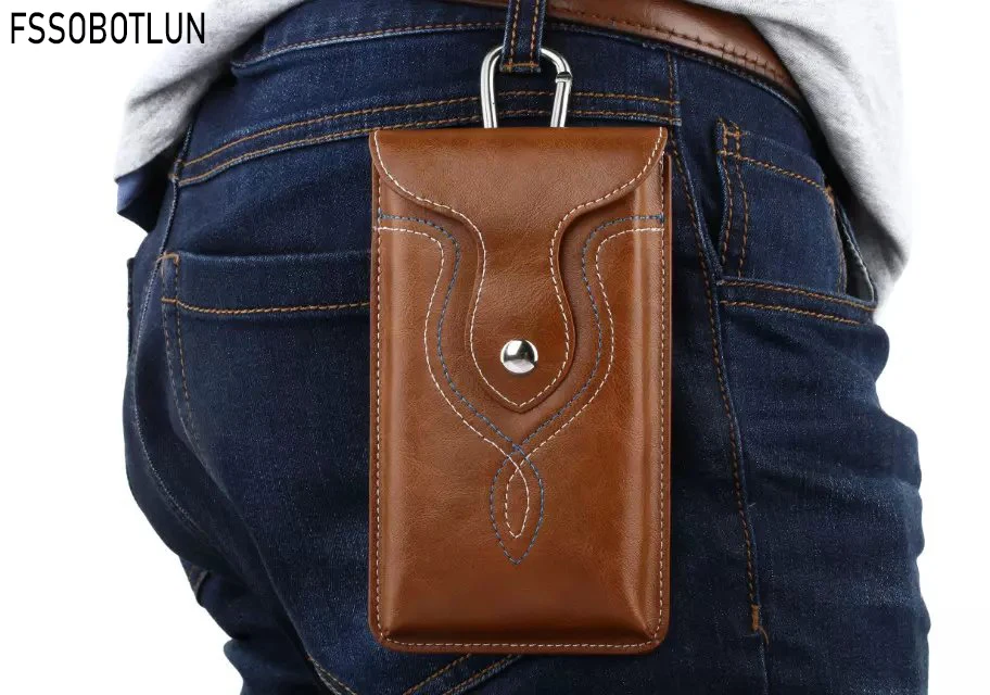 

FSSOBOTLUN,For Huawei Mate RS Porshe Design/Nova 2 Lite/P20/P20 Lite/P20 Pro/Y7 2018 5.5-6.0" Holsters Case Waist Belt Pouch Bag